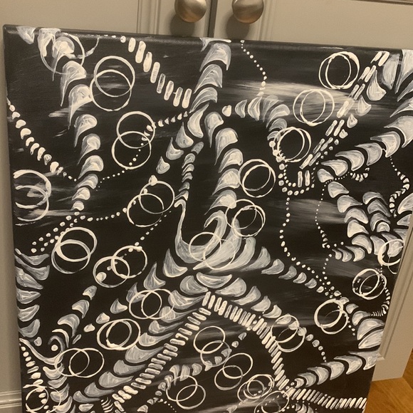 Set of two original, one of a kind abstract paintings. New - Picture 15 of 16